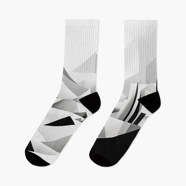 Item preview, Explore "Simplistic & Minimalistic Snowy Winter Alps" with Bauhaus Flair designed and sold by ArtificialGenes.