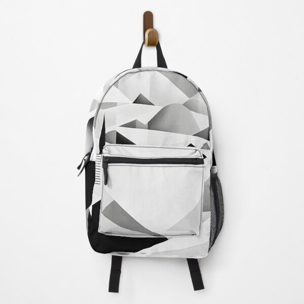 Item preview, Explore "Simplistic & Minimalistic Snowy Winter Alps" with Bauhaus Flair designed and sold by ArtificialGenes.