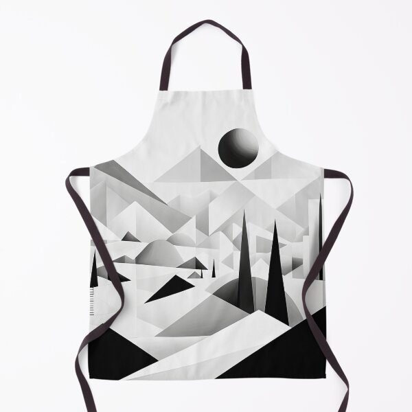 Artikelvorschau, Entdecken Sie "Simplistic & Minimalistic Snowy Winter Alps" mit Bauhaus-Flair entworfen und verkauft von ArtificialGenes.