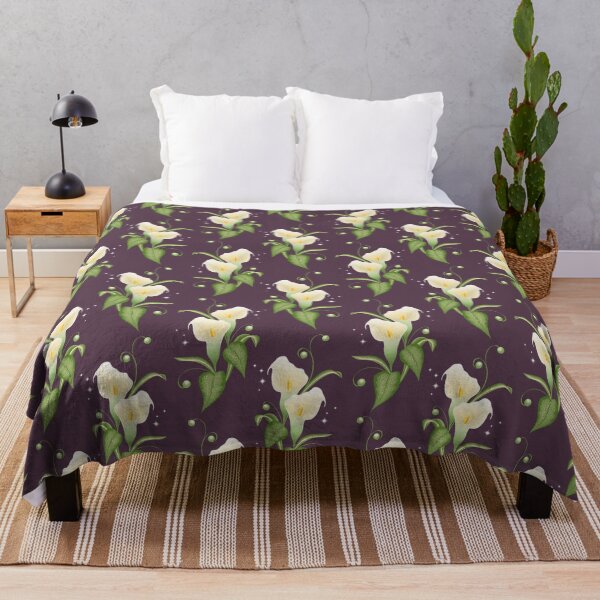 Item preview, Calla Lily Floral - Maroon designed and sold by JaselviiStudio.