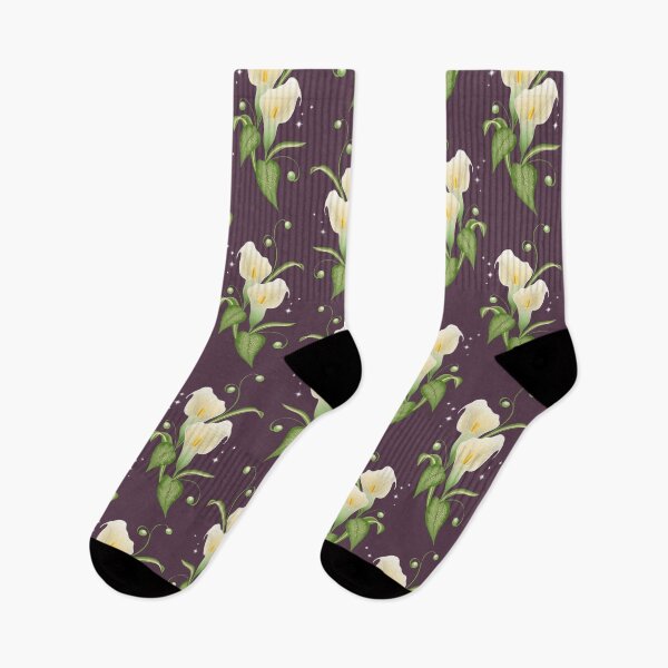 Item preview, Calla Lily Floral - Maroon designed and sold by JaselviiStudio.