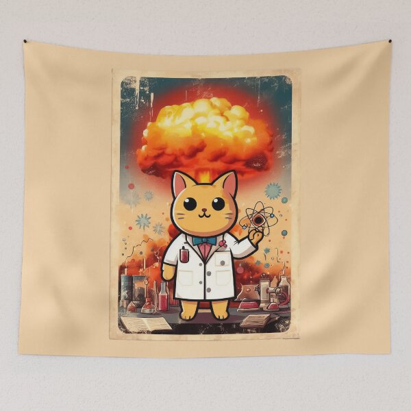 Item preview, Scientist Cat designed and sold by TomFrontierArt.