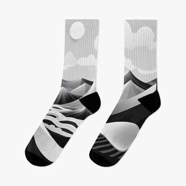 Artikelvorschau, Entdecken Sie "Simplistic & Minimalistic Snowy Winter Alps" mit Bauhaus-Flair entworfen und verkauft von ArtificialGenes.