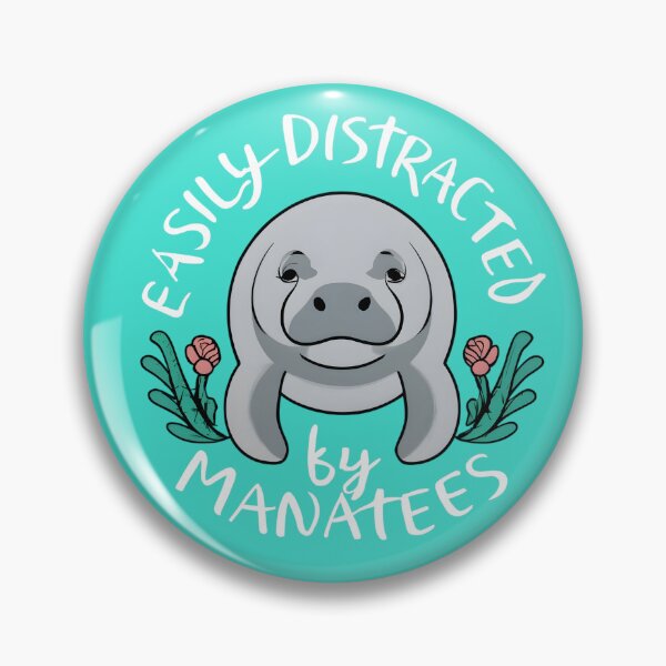 Item preview, Dive into Serenity with our "Easily Distracted by Manatees" Design designed and sold by SandbarTees.
