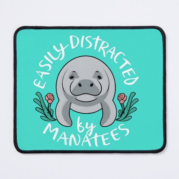Item preview, Dive into Serenity with our "Easily Distracted by Manatees" Design designed and sold by SandbarTees.