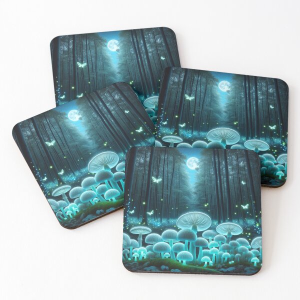 Item preview, glowing forest designed and sold by ArtFlow1.