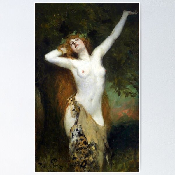 Item preview, Bacchante - Ferdinand Leeke designed and sold by forgottenbeauty.