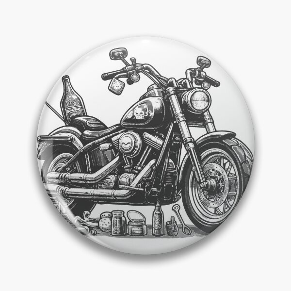 Artikelvorschau, Hardtail-Motorrad entworfen und verkauft von Skripach.