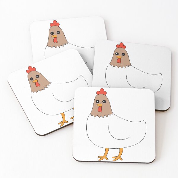 Item preview, Cute White Chicken designed and sold by JefimijaT.