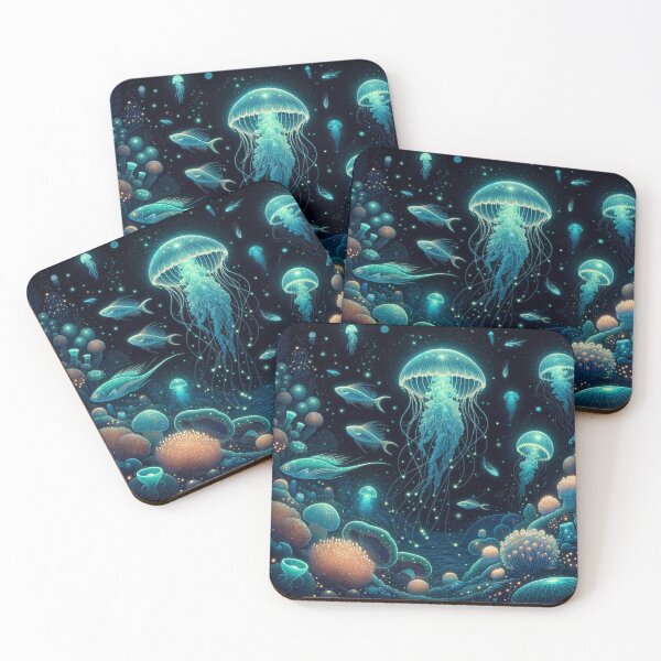 Item preview, deep ocean glowing designed and sold by ArtFlow1.