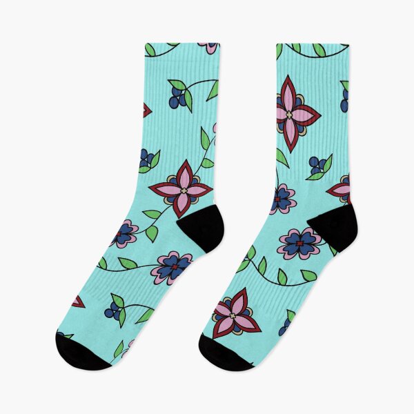 Item preview, Pink and Blue Floral designed and sold by Niibidoon.