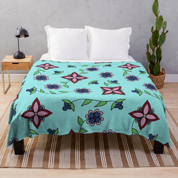 Item preview, Pink and Blue Floral designed and sold by Niibidoon.