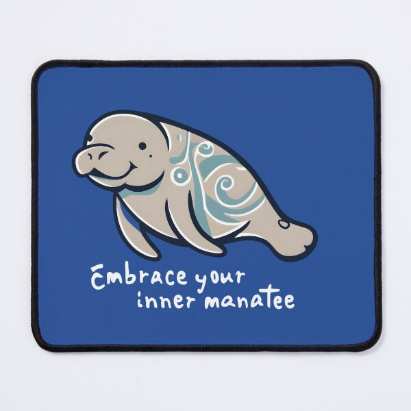 Item preview, Embrace Your Inner Manatee: Find Zen and Support Conservation designed and sold by SandbarTees.
