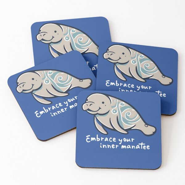 Item preview, Embrace Your Inner Manatee: Find Zen and Support Conservation designed and sold by SandbarTees.