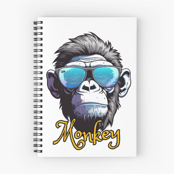 Item preview, Scary gorilla, monkey with glasses designed and sold by NaaEchDesign ⭐⭐⭐⭐⭐.