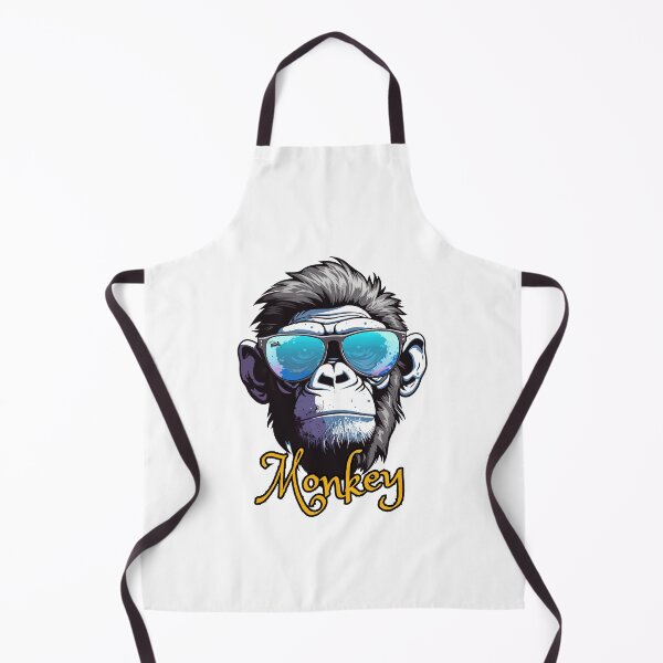 Item preview, Scary gorilla, monkey with glasses designed and sold by NaaEchDesign ⭐⭐⭐⭐⭐.