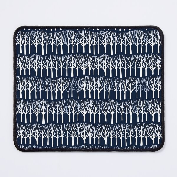 Item preview, Simple Background Dark Blue A Few White Trees designed and sold by Michele Bergh.