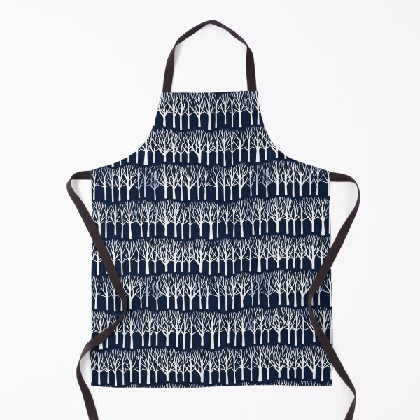 Item preview, Simple Background Dark Blue A Few White Trees designed and sold by Michele Bergh.