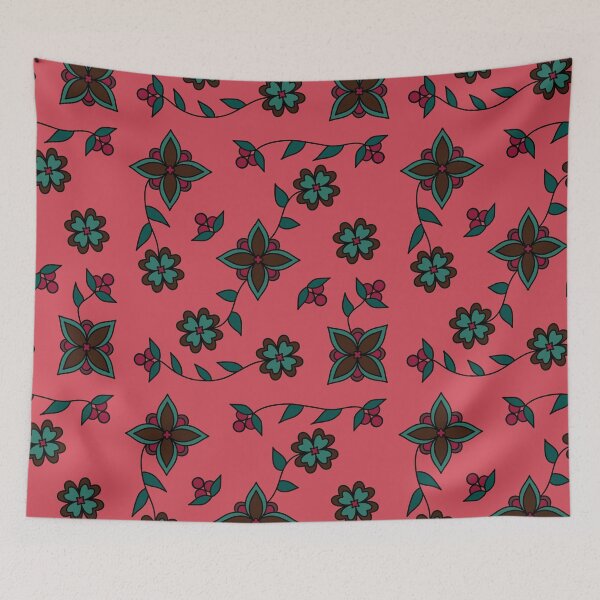 Item preview, Red Floral designed and sold by Niibidoon.