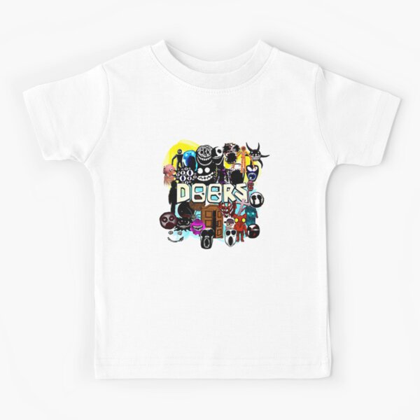 Roblox doors, all team  Kids T-Shirt by doorzz