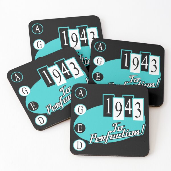 Item preview, Retro 1943 80th Birthday designed and sold by thepixelgarden.