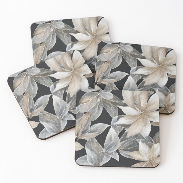 Item preview, Black and white flowers designed and sold by Pixel-Pulse-.