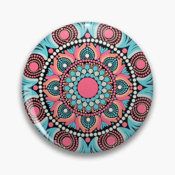 Item preview, Ultra Red Sunset on Sea Dot Mandala designed and sold by Triplicate Limited.