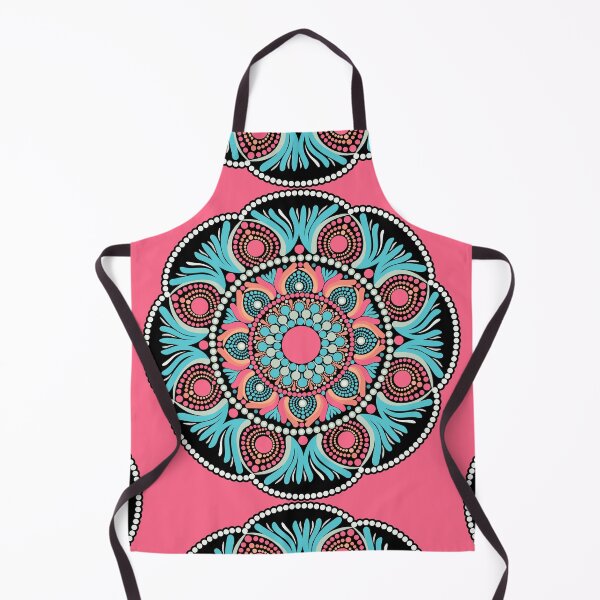 Item preview, Ultra Red Sunset on Sea Dot Mandala designed and sold by Triplicate Limited.