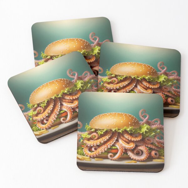 Artikelvorschau, Essen - Frischer Calamari-Burger entworfen und verkauft von Mike Savad Photography.