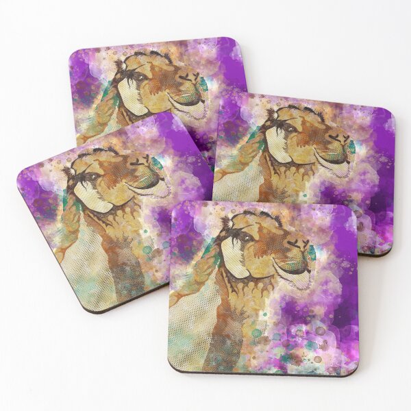 Item preview, Arabian Camel Watercolor And Ink Splashes by Craitza designed and sold by House of Sadu by Craitza.