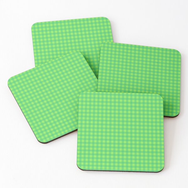 Item preview, Bright Green Gingham Check Pattern designed and sold by AStar17.