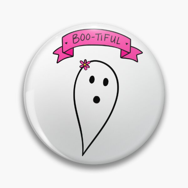 Item preview, Boo-tiful Ghost with Flower designed and sold by FullOfGrace Design Co..