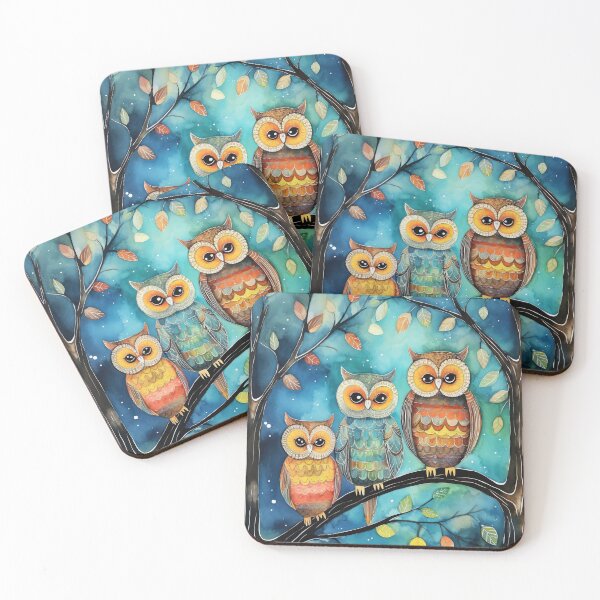 Item preview, Curious Owls: Nighttime Gaze designed and sold by LittleLuvies.