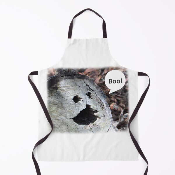 Item preview, Ghostly tree Trunk saying Boo! Happy Halloween designed and sold by IPPhotography.