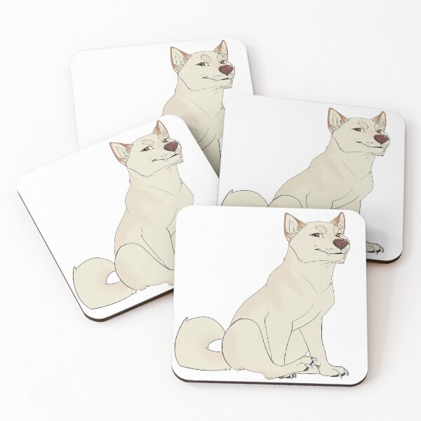 Item preview, Shiba Inu (Cream) Sticker designed and sold by CosmicFatality.
