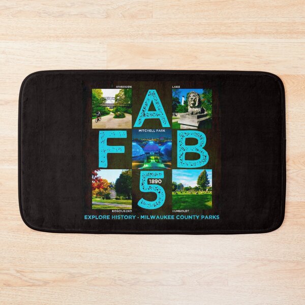 Item preview, FAB 5 • Milwaukee County Parks designed and sold by MKE Rhine Maiden  •  Grumble Services, LLC..
