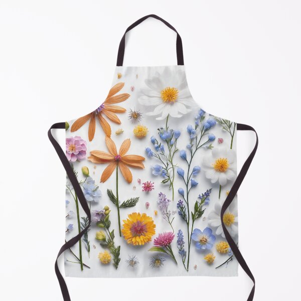Item preview, Realistic delicate 3D wild flowers - expressive botanical pattern. designed and sold by My-fake-places.