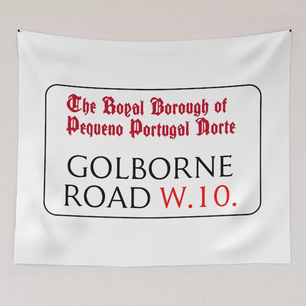 Item preview, Golborne Road Street Sign (Pequeno Portugal Norte) designed and sold by Londonation.