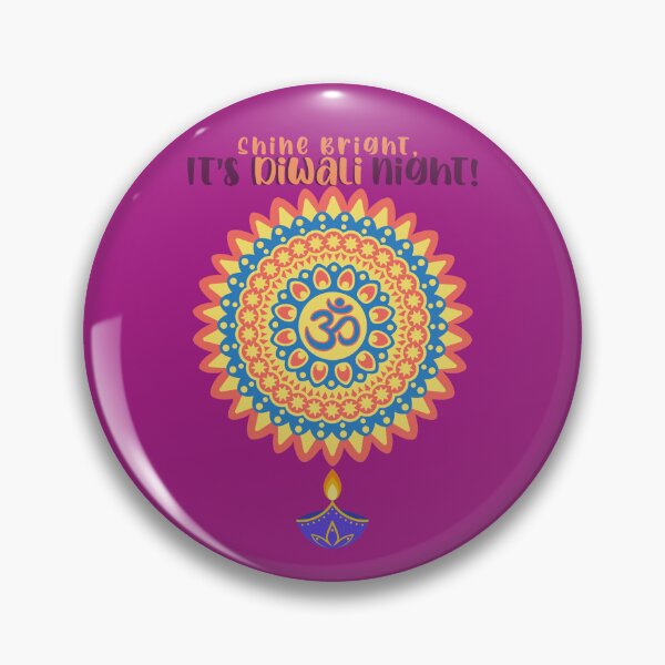 Item preview, Shine Bright, It's Diwali Night! designed and sold by CarbonPosDesign.