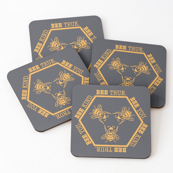 Item preview, BEE Kind. BEE True. BEE You. - Transparent Gold designed and sold by Tim Veiga.