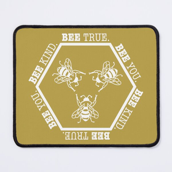 Item preview, BEE Kind. BEE True. BEE You! - Transparent White designed and sold by Tim Veiga.