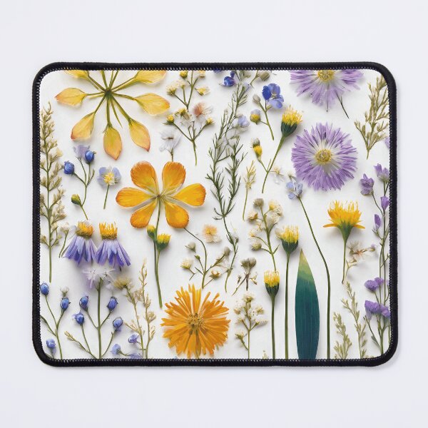 Item preview, Realistic delicate 3D wild flowers - expressive botanical pattern. designed and sold by My-fake-places.