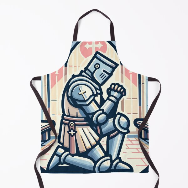 Item preview, Praying Knight Chapel Stained Glass Ambiance designed and sold by OniumEth.