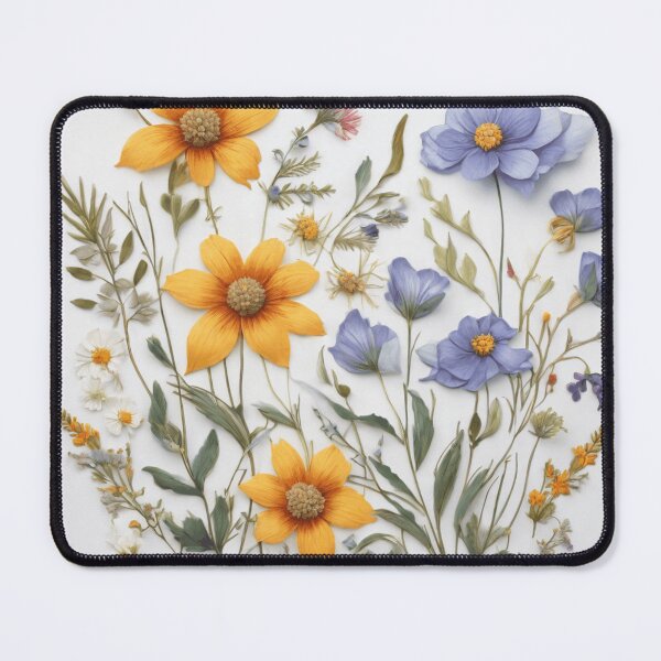 Item preview, Realistic delicate 3D wild flowers - expressive botanical pattern. designed and sold by My-fake-places.