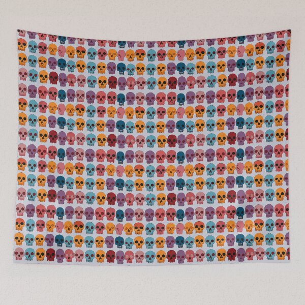 Item preview, Colorful Skulls Pattern designed and sold by GoodSamSupplyCo.