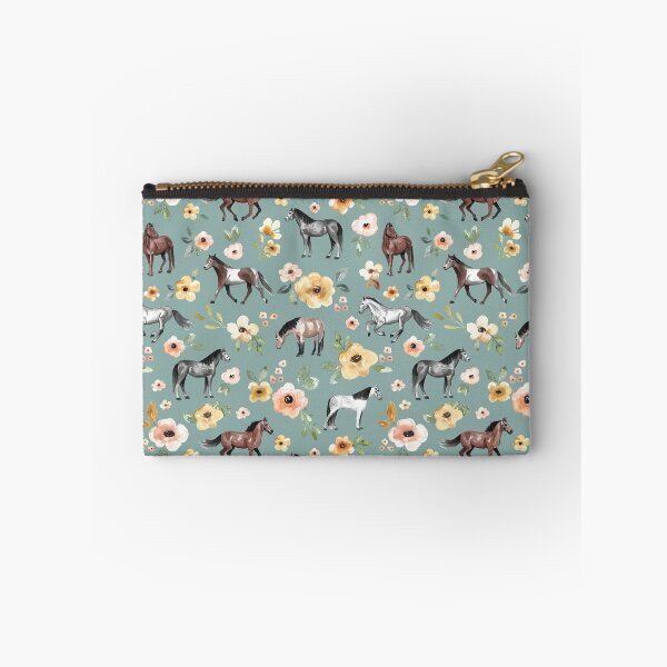 Item preview, Blue Horse Floral designed and sold by cateandrainn.