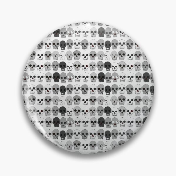 Item preview, Grayscale Skulls Pattern designed and sold by GoodSamSupplyCo.