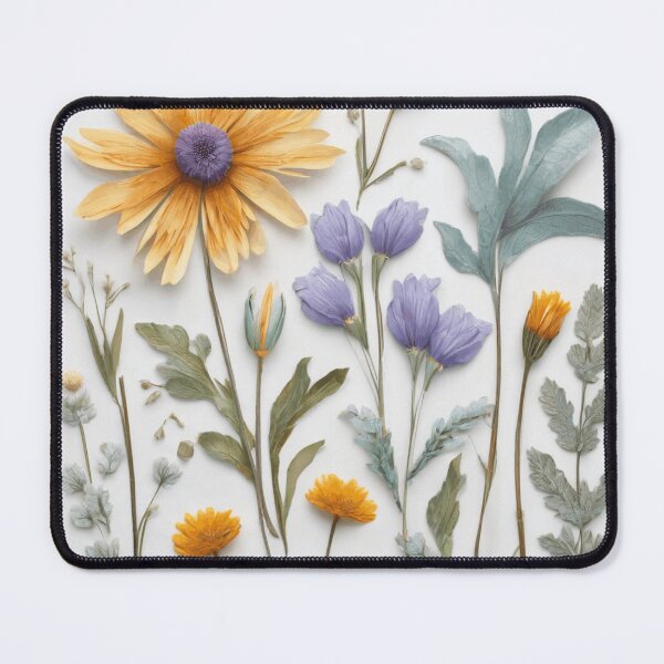 Item preview, Realistic delicate 3D wild flowers - expressive botanical pattern. designed and sold by My-fake-places.