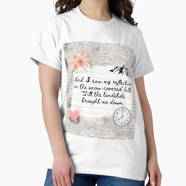 Landslide Lyric Print Classic T-Shirt