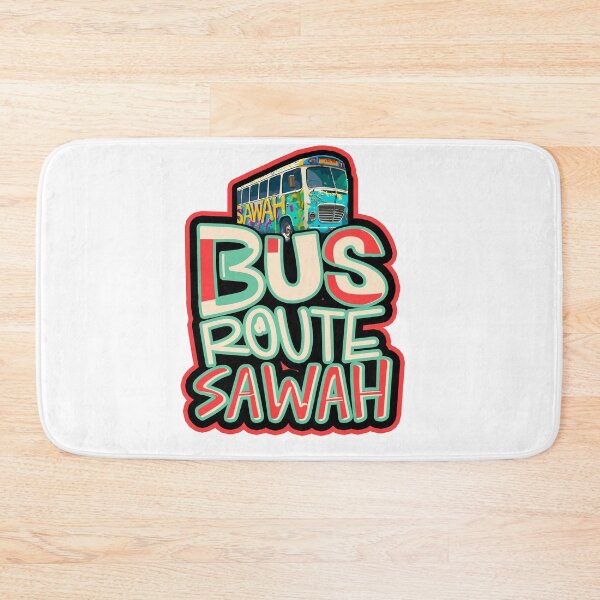 Item preview, "Bus Route Sawah Commuter Design: Navigate Style with Every Stop" designed and sold by BRIAN PIERRE-ALEXANDER.